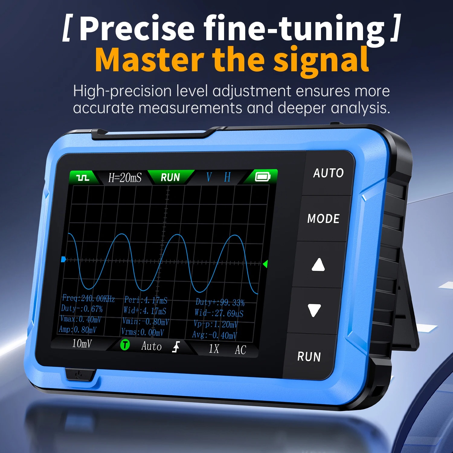 Fnirsi Digital Oscilloscope Handheld - FNIRSI DSO510 Nouveau Mini Oscilloscope Numérique