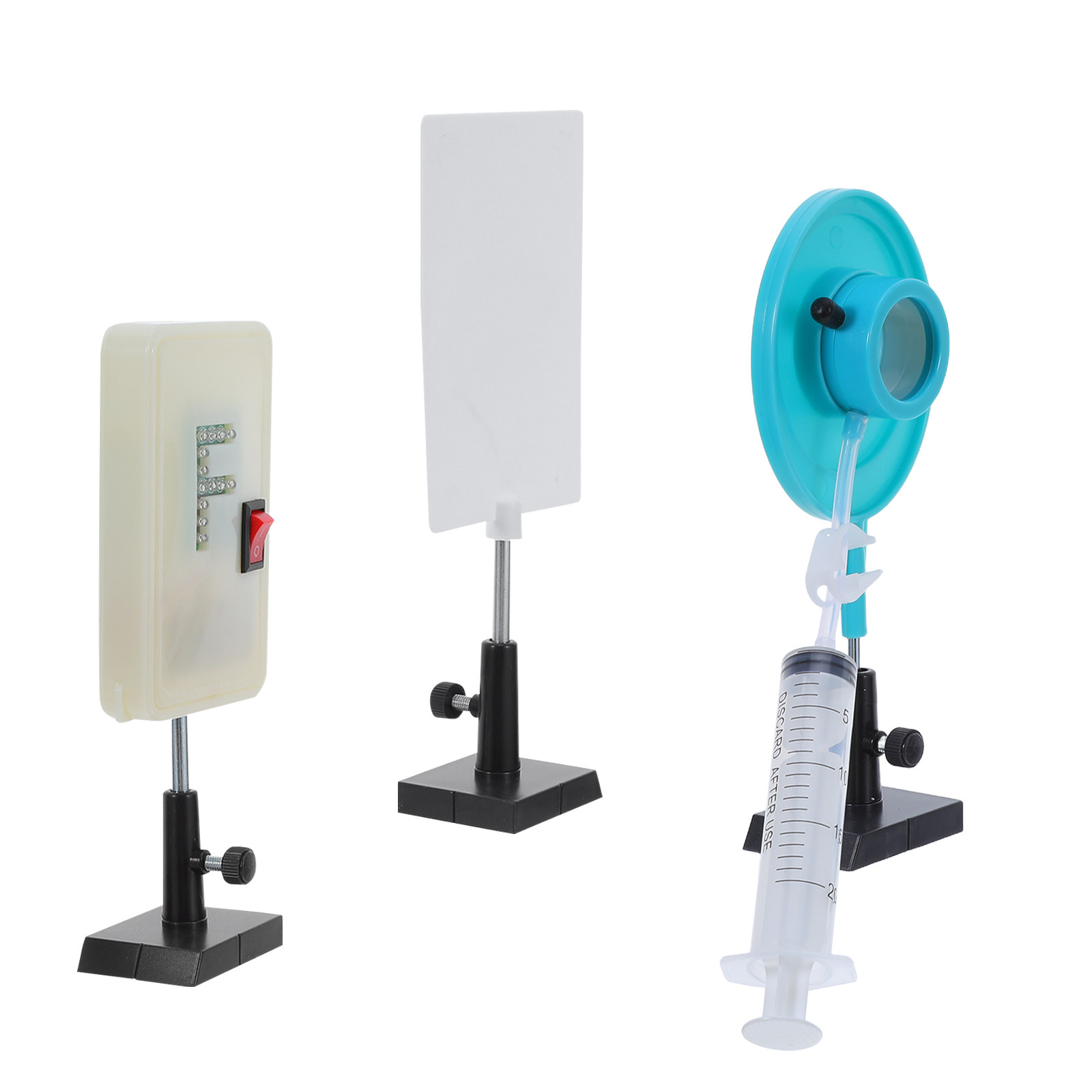 Lab Equipment - 1 ensemble d'objectifs zoom remplis d'eau,