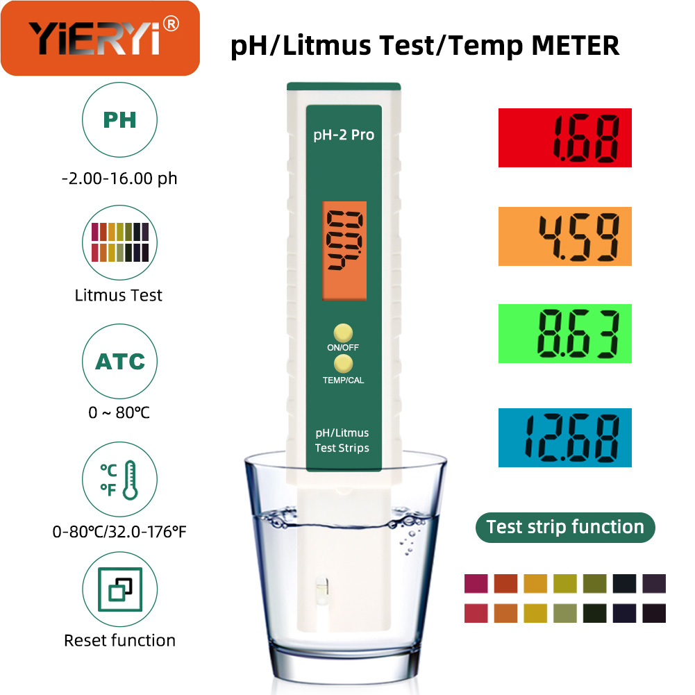 Ph Meter Digital Water Tester - Yieryi ph-mètre numérique avec Test de