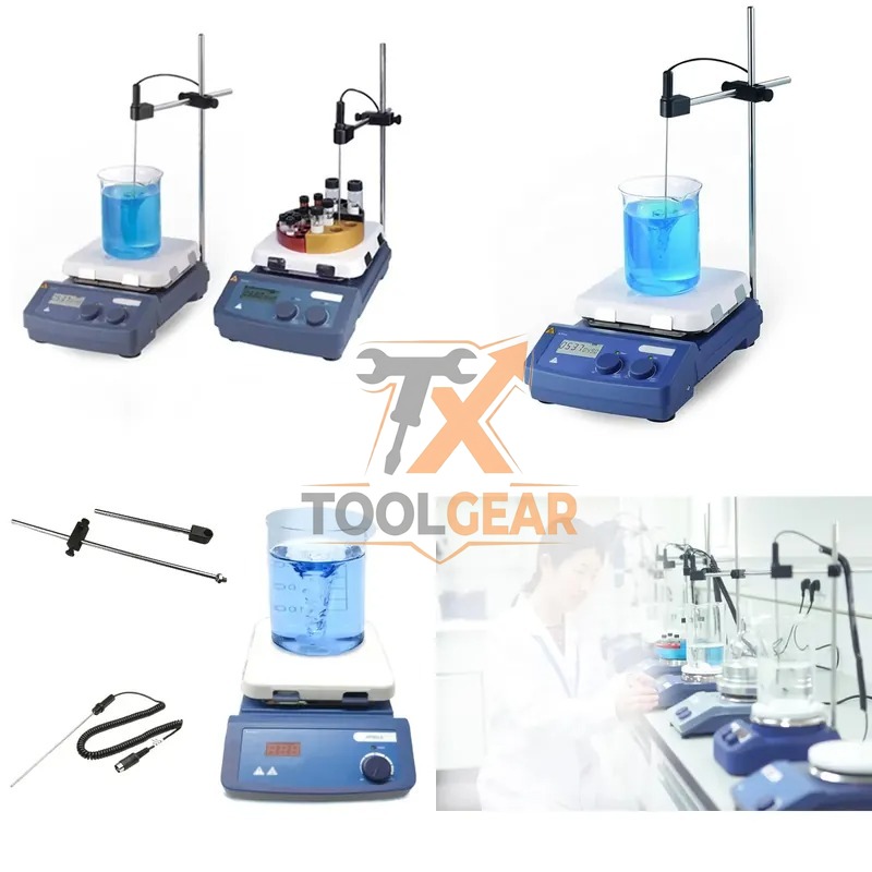 Lab Magnetic Stirrer Hot Plate - 2026hotsale* WEIAI MS7-H550-Pro Agitateur magnétique numérique