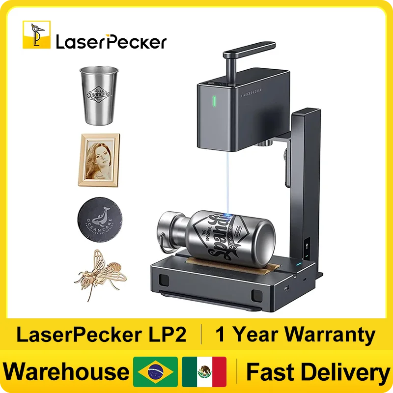 Fiber Laser Marking Machine 30W - LASERPECKER-Graveur Laser Portable, Machine de Découpe