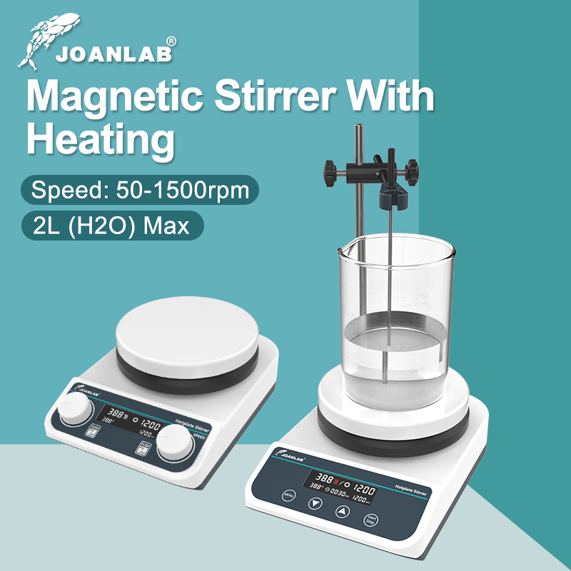 Lab Magnetic Stirrer Hot Plate - Agitateur magnétique JOANLAB avec agitateur chauffant