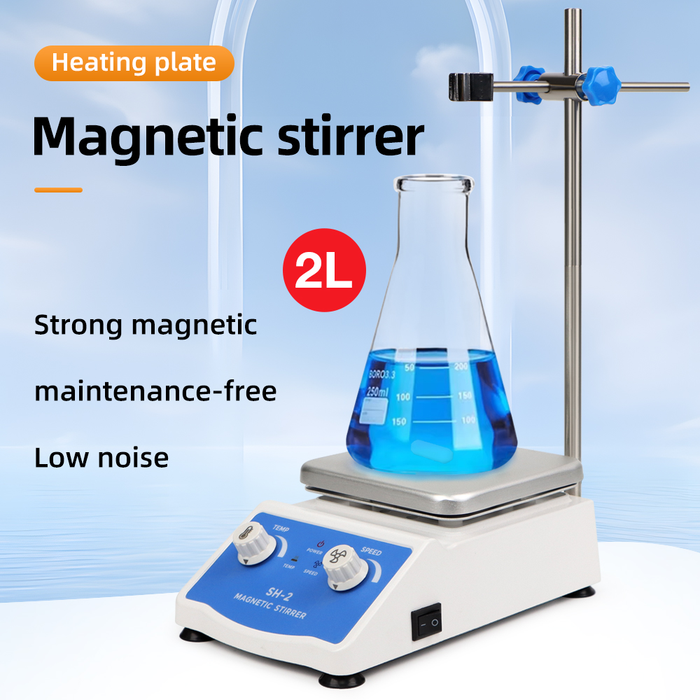 Lab Magnetic Stirrer Hot Plate - Agitateur magnétique chauffant à affichage numérique,