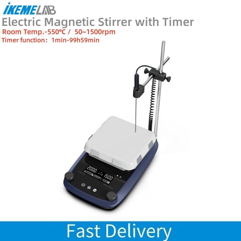 Lab Magnetic Stirrer Hot Plate - IKEME Agitateur magnétique à affichage numérique