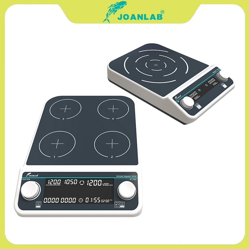 Lab Magnetic Stirrer Hot Plate - Agitateur magnétique Multiple à quatre et