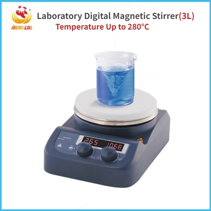 Lab Magnetic Stirrer Hot Plate - Agitateur magnétique WEIAI 1500 tr/min, agitateur