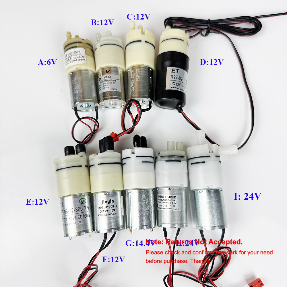 Mini Peristaltic Pump 12V - 1PC Micro Pompe à Eau à