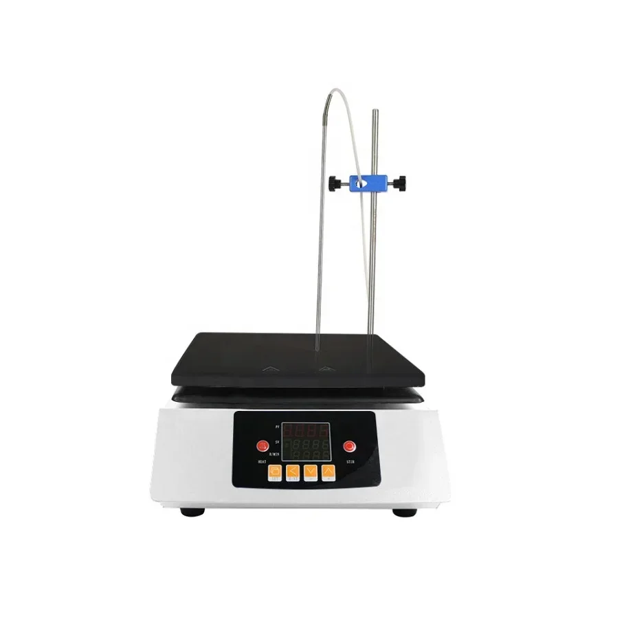 Lab Magnetic Stirrer Hot Plate - Plaque chauffante agitateur magnétique multipositions pour