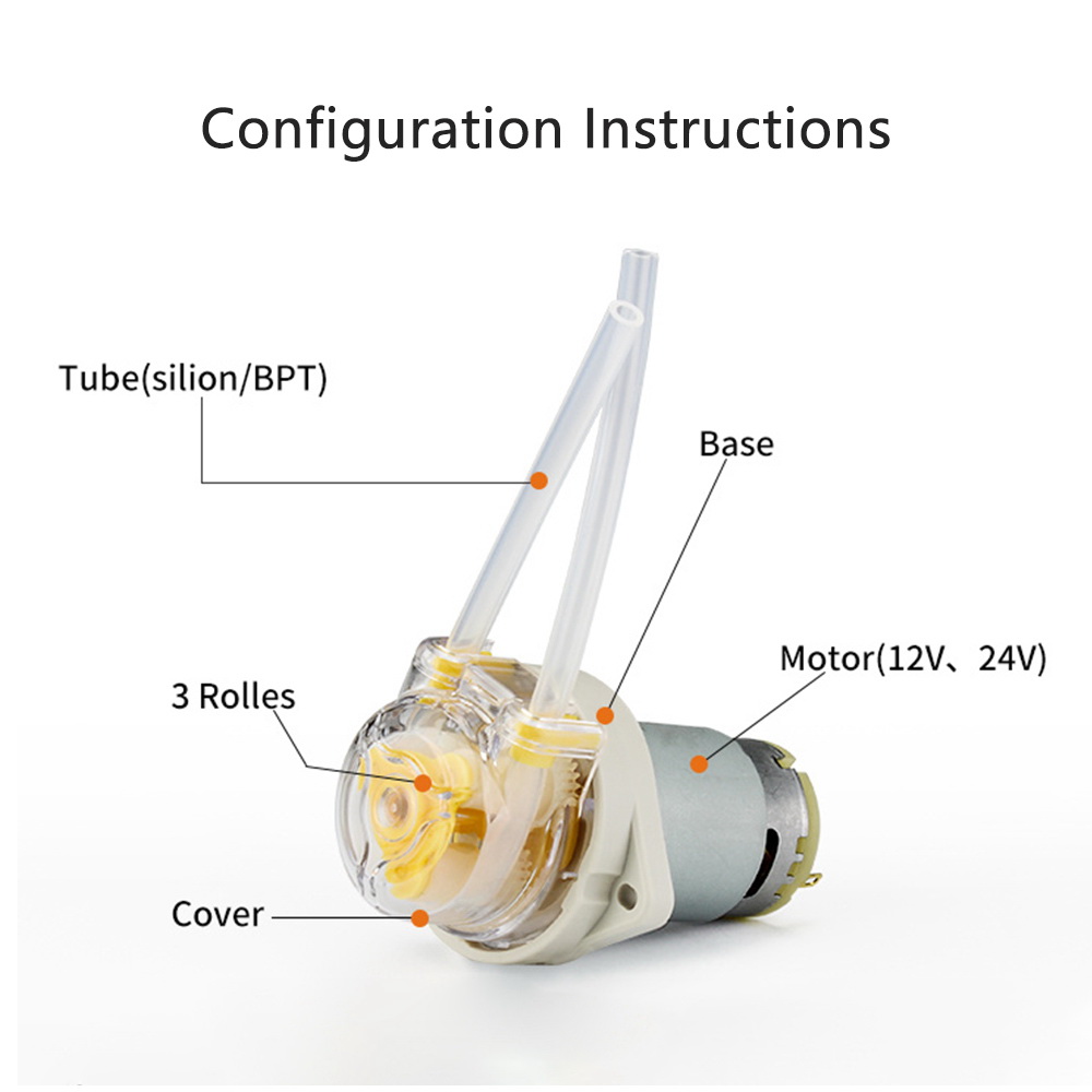 Mini pompe péristaltique à Tub - Mini Peristaltic Pump 12V avis et prix