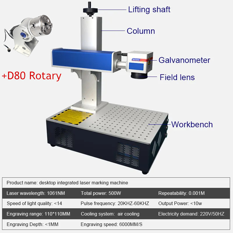 Graveur Laser à Fiber Raycus d - Fiber Laser Marking Machine 30W avis et prix