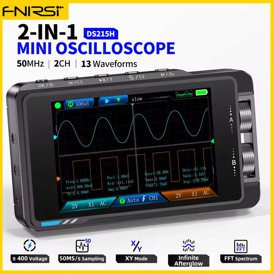 Oscilloscope numérique portabl - Fnirsi Digital Oscilloscope Handheld avis et prix