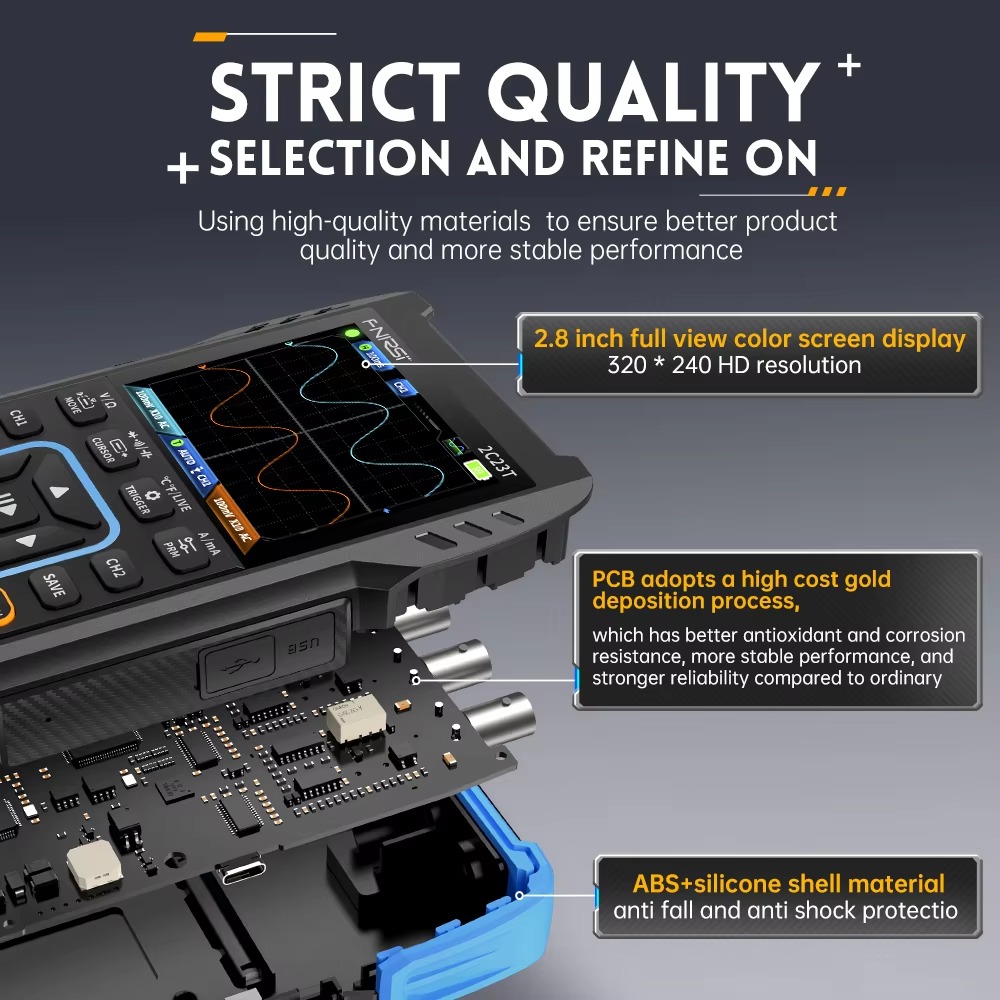 Oscilloscope numérique FNIRSI  - Fnirsi Digital Oscilloscope Handheld avis et prix
