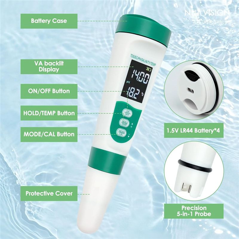 Testeur de qualité de l'eau nu - Ph Meter Digital Water Tester avis et prix