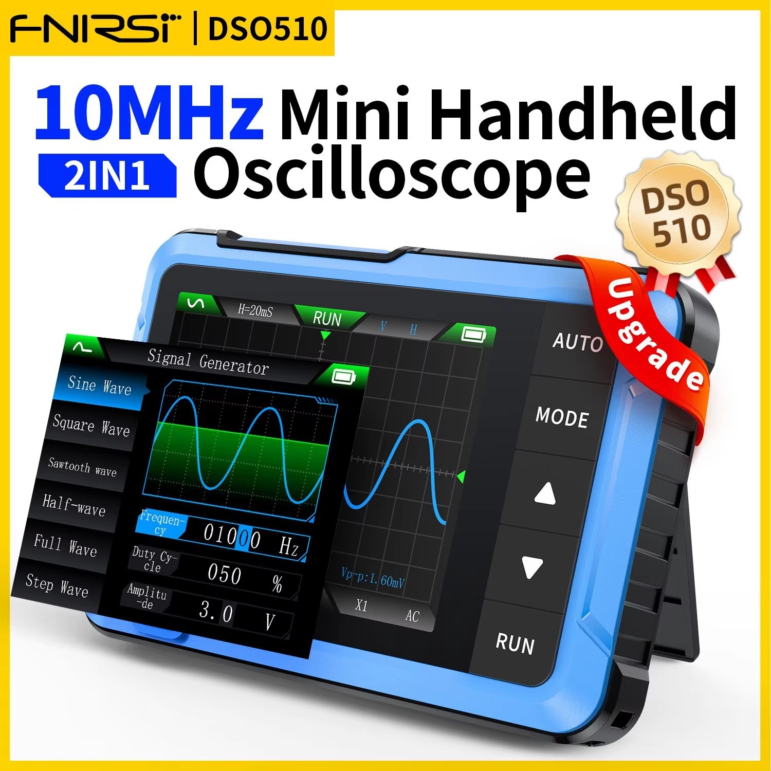 FNIRSI nouveau DSO510 DSO152 D - Fnirsi Digital Oscilloscope Handheld avis et prix
