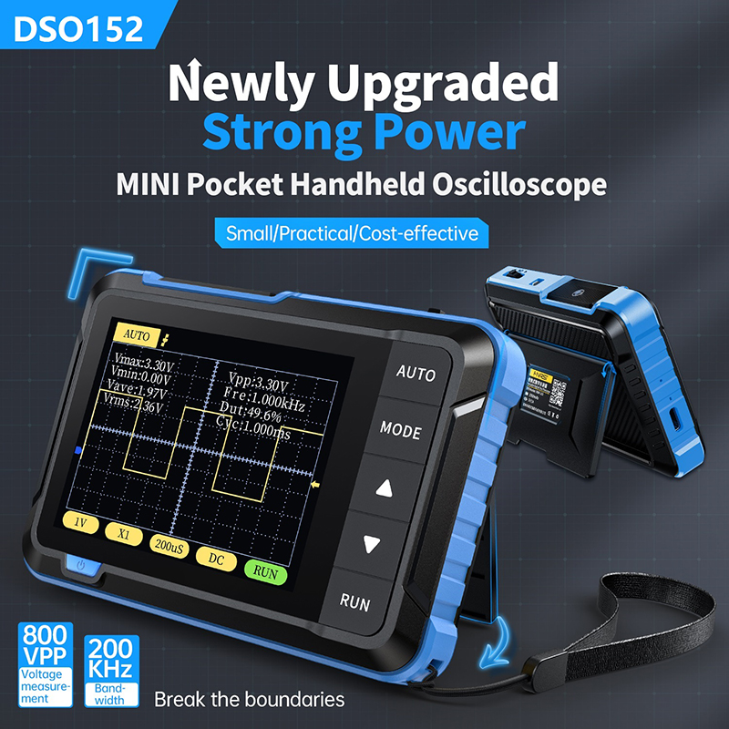 FNIRSI DSO152 Mini Oscilloscop - Fnirsi Digital Oscilloscope Handheld avis et prix