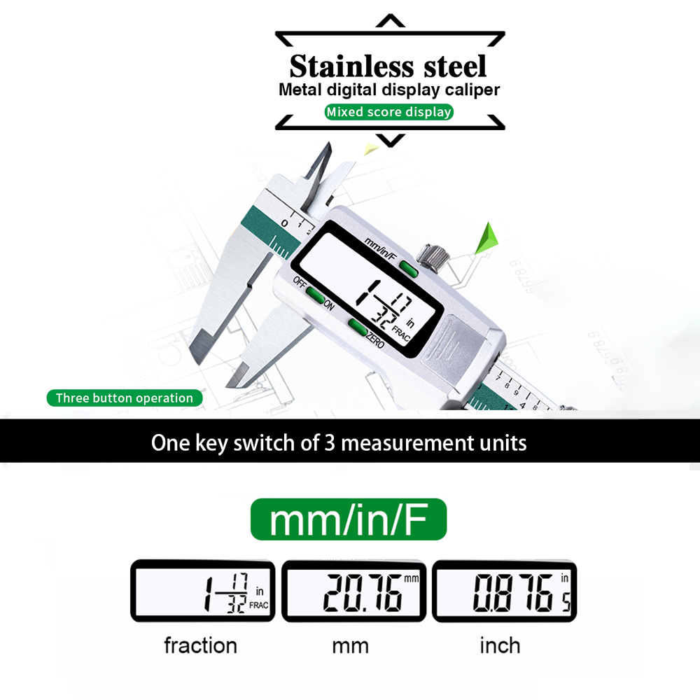 Pied à coulisse à affichage nu - Digital Caliper 150Mm Stainless Steel avis et prix