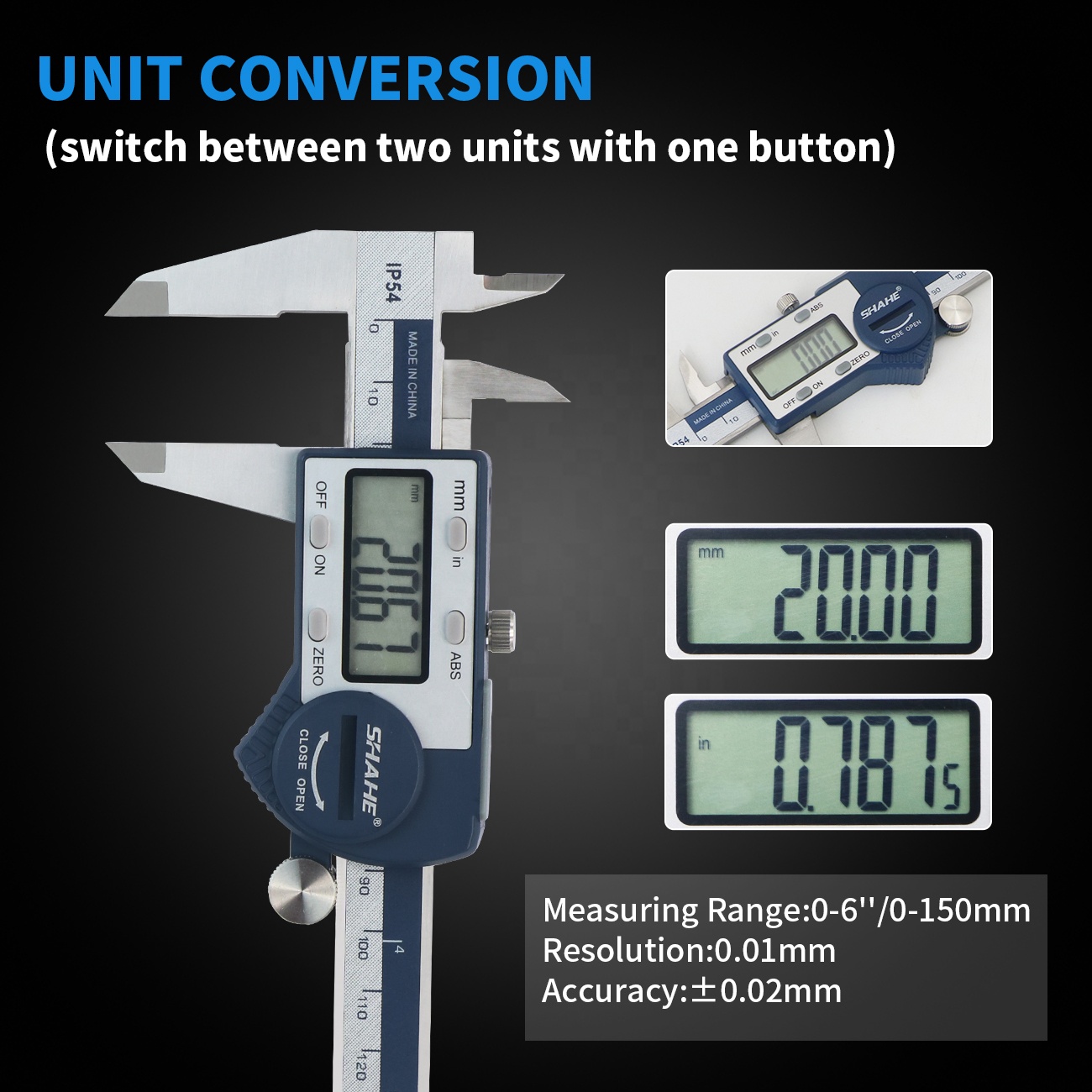 Pied à coulisse numérique IP54 - Digital Caliper 150Mm Stainless Steel avis et prix