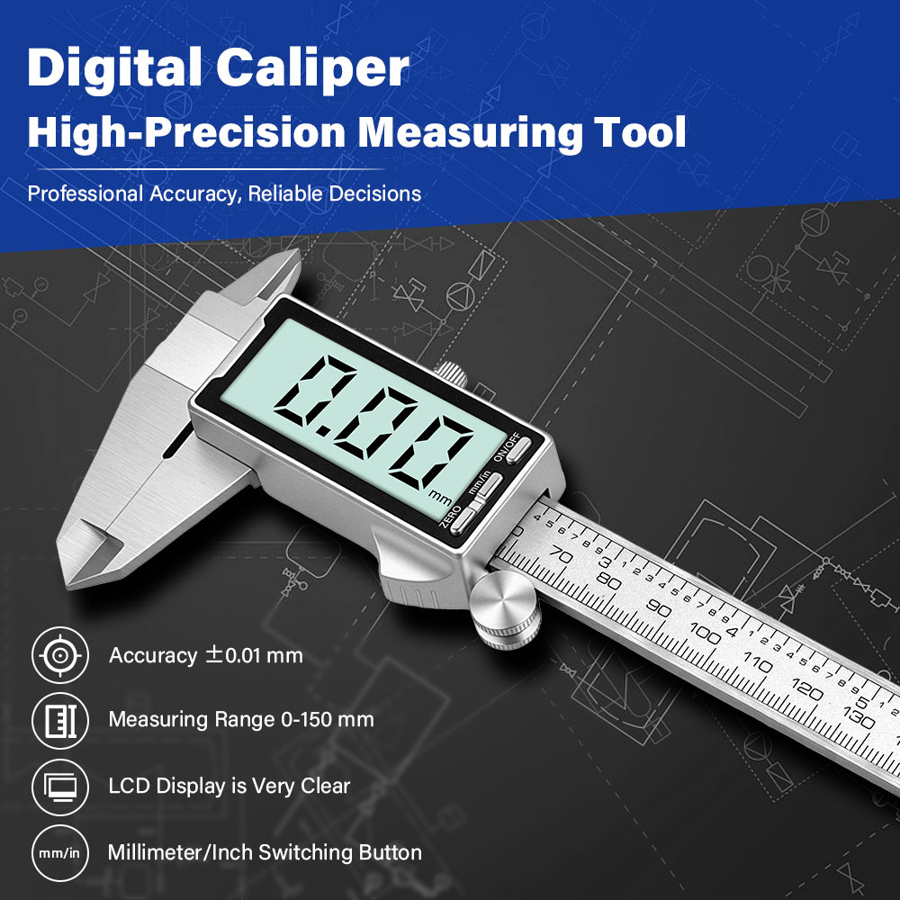 Nouveau Calibre numérique en a - Digital Caliper 150Mm Stainless Steel avis et prix