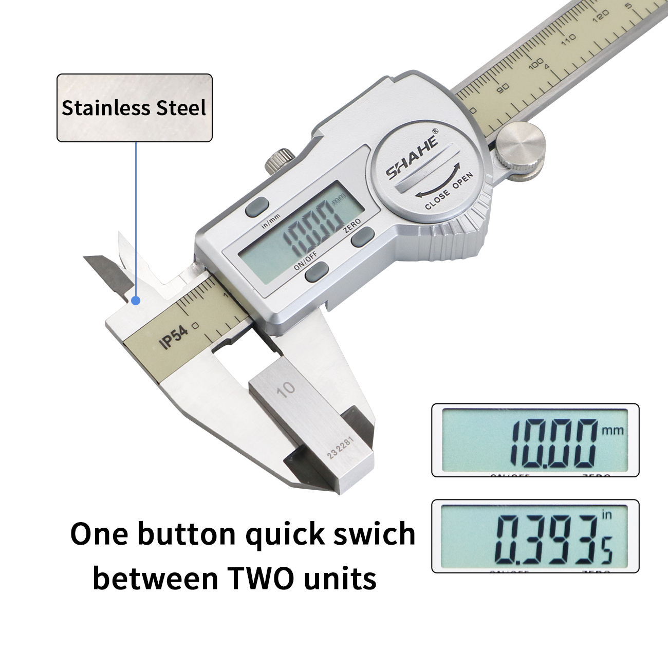 Shahe Calibre numérique 0-150  - Digital Caliper 150Mm Stainless Steel avis et prix