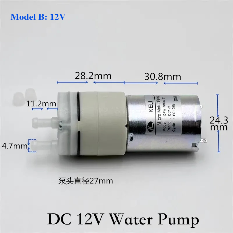 1PC Micro Pompe à Eau à Moteur - Mini Peristaltic Pump 12V avis et prix