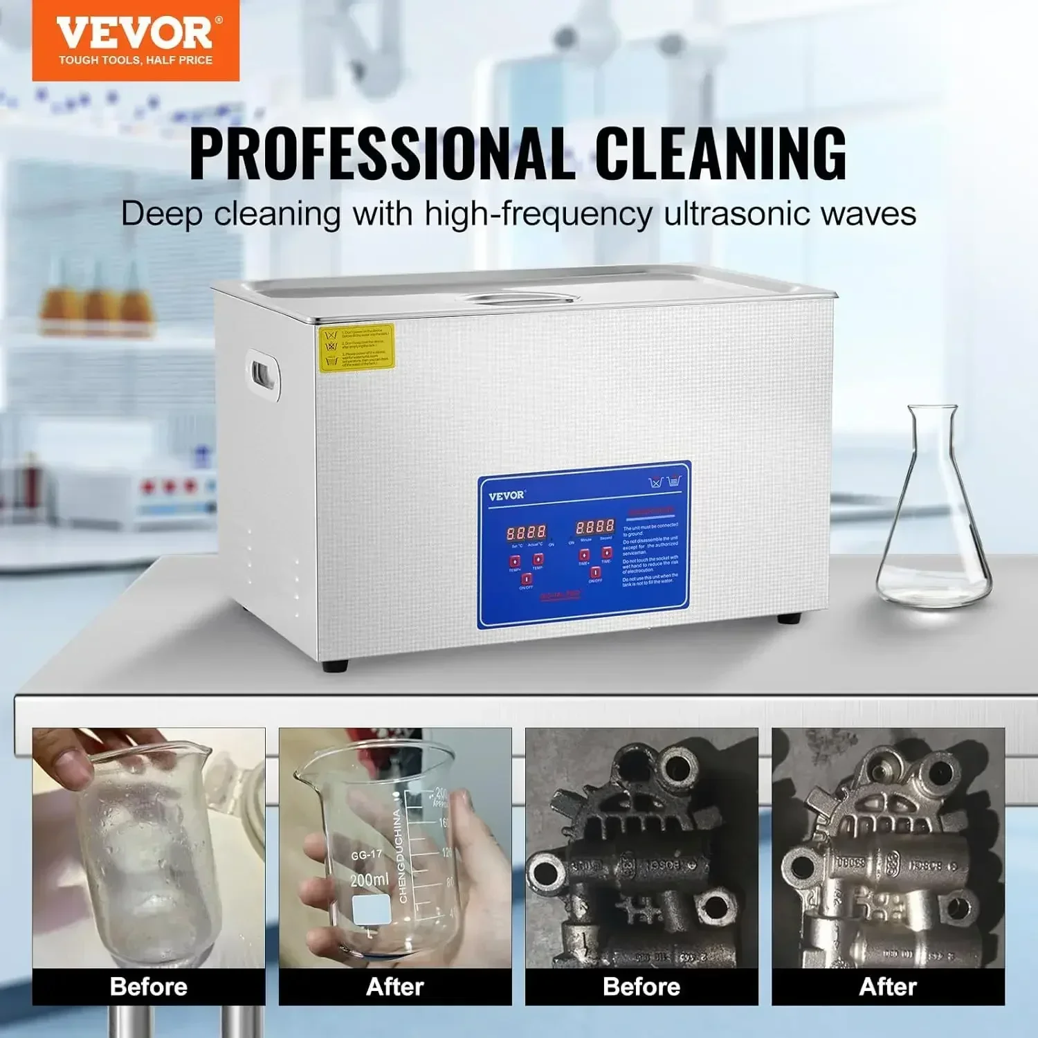 Stock limité ! Nettoyeur à ult - Ultrasonic Cleaner 30L Industrial avis et prix