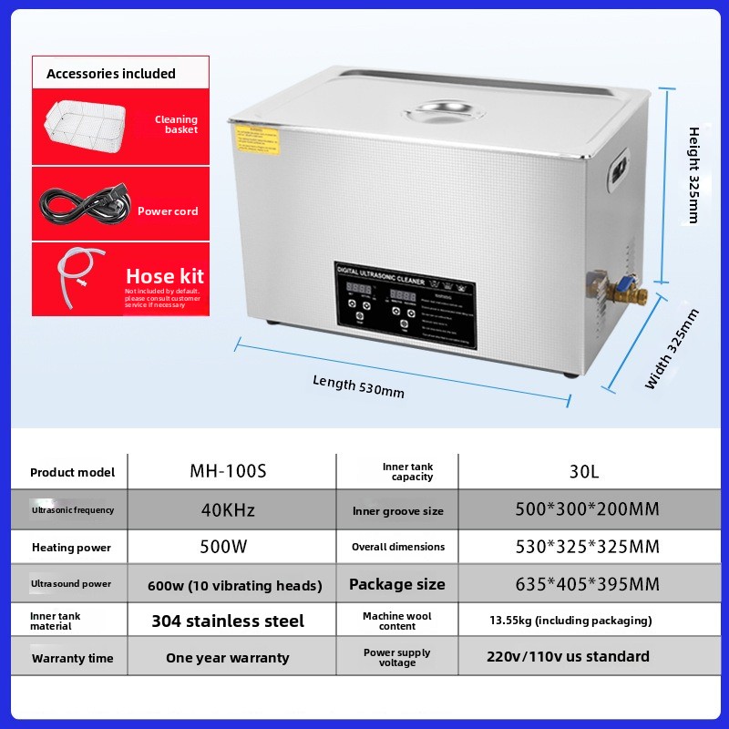 Nettoyeur à ultrasons commerci - Ultrasonic Cleaner 30L Industrial avis et prix